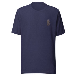 Small Gold Art Deco Pineapple Unisex t-shirt